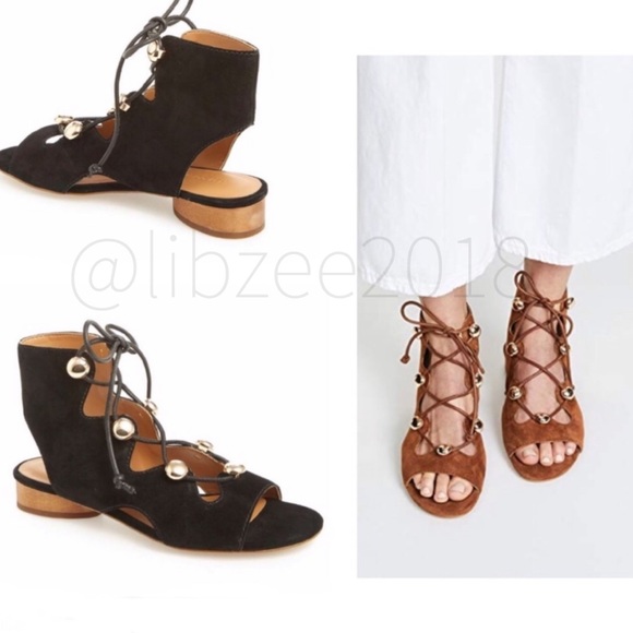 Rebecca Minkoff Shoes - Black Rebecca Minkoff Kyla Ghillie Sandal NEW